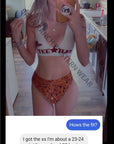 Yeehaw Tooled Leather Print Bikini
