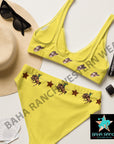 Yeehaw Mustard Bronc Buster Yeehaw Bikini