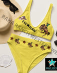 Yeehaw Mustard Bronc Buster Yeehaw Bikini