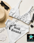 Yeehaw Whiskey Bent Hell Bound Bikini