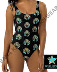 Yeehaw Black Naja One Piece Swimsuit