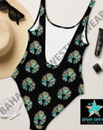 Yeehaw Black Naja One Piece Swimsuit