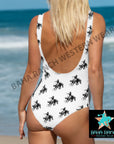 Yeehaw Rodeo Cowboy One Piece Swim Suit