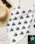 Yeehaw Rodeo Cowboy One Piece Swim Suit