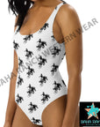 Yeehaw Rodeo Cowboy One Piece Swim Suit