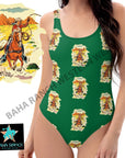 Yeehaw Ride 'Em Cowboy One Piece Swim Suit