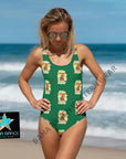 Yeehaw Ride 'Em Cowboy One Piece Swim Suit