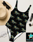 Yeehaw Aztec Horse One Piece Swimsuit