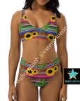 Yeehaw Sunflower Serape Bikini