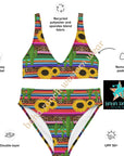 Yeehaw Sunflower Serape Bikini