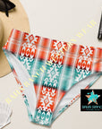 Yeehaw Aztec Print Bikini Bottom