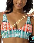 Yeehaw Aztec Print Bikini Top