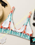 Yeehaw Aztec Print Bikini Top