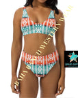 Yeehaw Aztec Print Bikini
