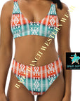 Yeehaw Aztec Print Bikini