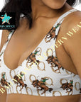 Yeehaw Rope & Ride Bikini Top