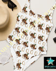 Yeehaw Rope & Ride One-Piece Swimsuit