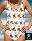 Yeehaw Rope & Ride One-Piece Swimsuit