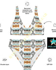 Yeehaw Aztec Blanket Print Bikini