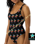 Yeehaw Sunset Desert One-Piece Swimsuit