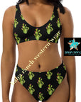 Yeehaw All Over Cactus Bikini