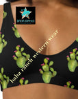 Yeehaw All Over Cactus Bikini