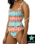 Yeehaw Aztec Print One-Piece Swimsuit