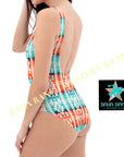 Yeehaw Aztec Print One-Piece Swimsuit
