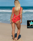 Yeehaw Howdy Cowboy One-Piece Swimsuit