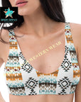 Yeehaw Aztec Print Bikini Top