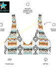 Yeehaw Aztec Print Bikini Top