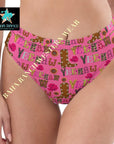 Yeehaw Pink Yeehaw Bikini Bottom