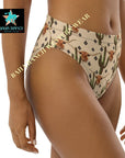 Yeehaw Longhorn Ranch Cactus Bikini Bottom