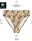 Yeehaw Longhorn Ranch Cactus Bikini Bottom