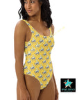 Yeehaw Vintage Bronc Buster One-Piece Swimsuit