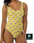 Yeehaw Vintage Bronc Buster One-Piece Swimsuit