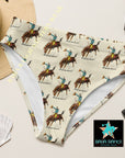 Yeehaw Vintage Rodeo Cowboy Bikini Bottom