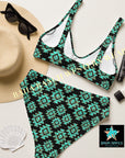 Yeehaw Turquoise Aztec Bikini