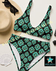 Yeehaw Turquoise Aztec Bikini
