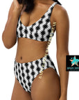 Yeehaw White Aztec Bikini