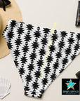 Yeehaw White Aztec Bikini Bottom