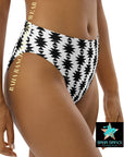 Yeehaw White Aztec Bikini Bottom