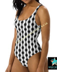 Yeehaw White Aztec One Piece Swimsuit