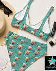 Yeehaw Highland Cow Bikini