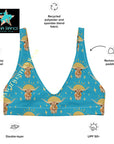 Yeehaw Longhorn Sunshine Bikini Top