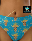 Yeehaw Longhorn Sunshine Bikini Bottom