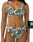 Yeehaw Funky Cowgirl Collage Bikini