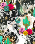 Yeehaw Funky Cowgirl Collage Bikini