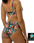 Yeehaw Turquoise Cowgirl Bikini