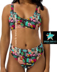 Yeehaw Turquoise Cowgirl Bikini